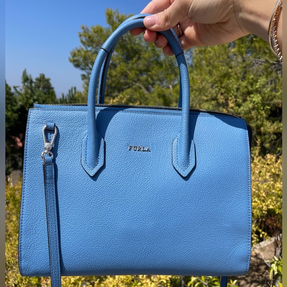 Furla blue bag - Picture 1 of 2